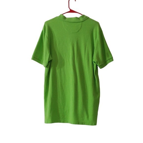 Men's Chaps Polo Green Shirt Size Large - Picture 4 of 16